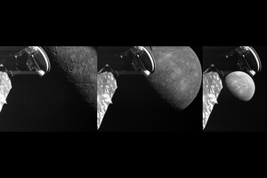 Европейский аппарат передал на Землю снимки Меркурия