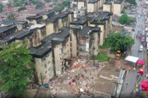 В Бразилии обрушился многоквартирный дом, есть жертвы