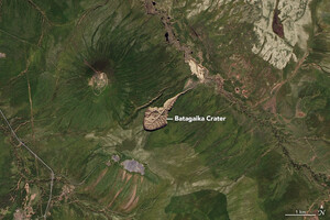 В России тает самый большой в мире кратер вечной мерзлоты