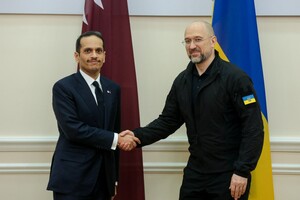 Премьер-министр Катара в Киеве заявил о передаче Украине 100 миллионов долларов для преодоления гуманитарного кризиса