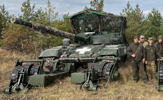В Украине наладили производство противоминных тралов для танков