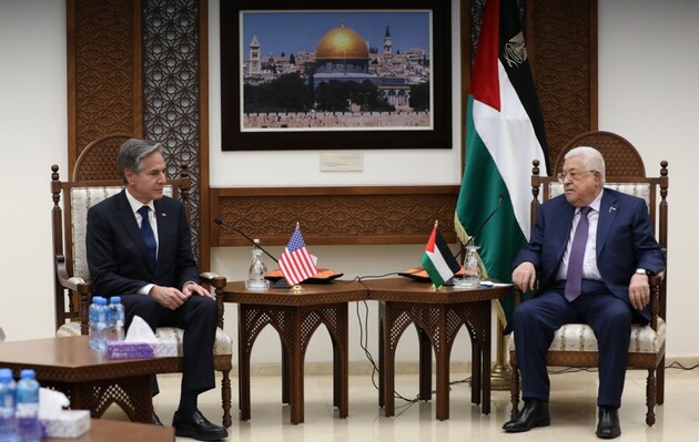 Блинкен встретился с лидером Палестинской автономии: подробности переговоров