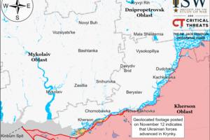 Так будет ли отход РФ с Левого берега Херсонщины: оценка ISW по информкампании Москвы