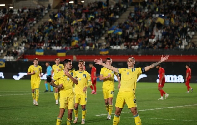 Молодежная сборная Украины одержала пятую подряд победу в квалификации Евро-2025