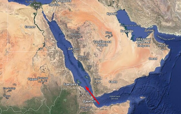 Иран вывел военный корабль в Красное море