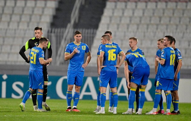 Минспорта опубликовало список футболистов сборной Украины на матч с Боснией и Герцеговиной