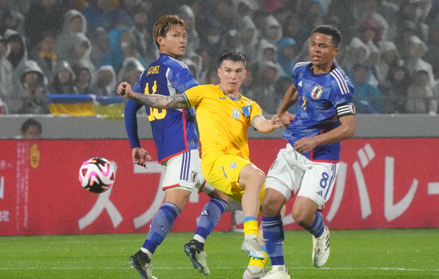 Олимпийская сборная Украины проиграла японцам в товарищеском матче