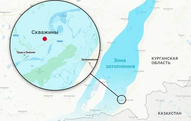 В Росії повінь затопила уранове родовище