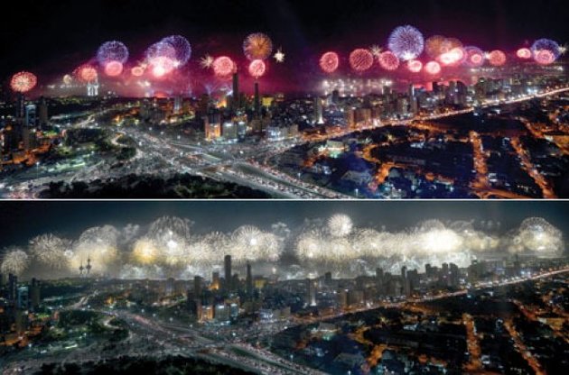 Кувейт отметил юбилей Конституции крупнейшим фейерверком всех времен (ВИДЕО)