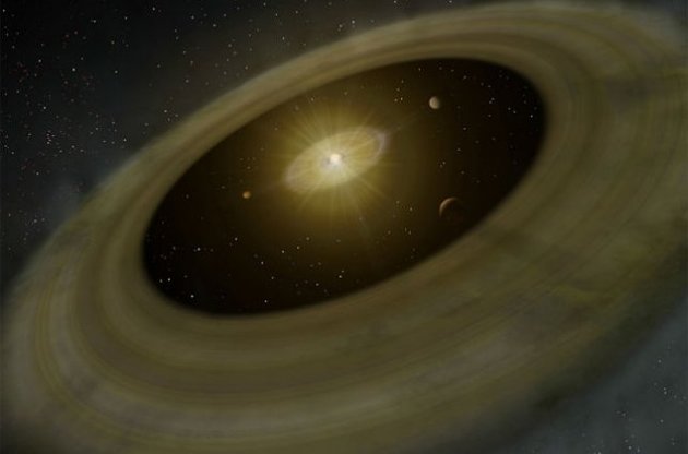 Астрономы открыли зарождающуюся систему планет (ФОТО)