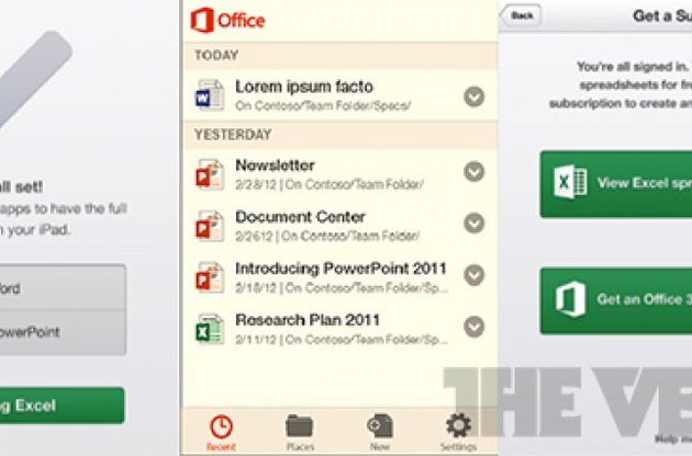 Microsoft выпускает версию Office для iPhone и Android