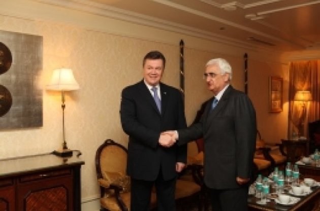 Янукович хочет дружить с Индией экономиками