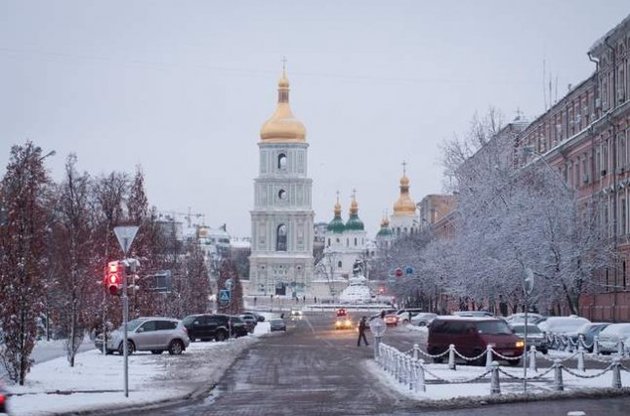 В последний день уходящего года в Киеве будет около нуля градусов
