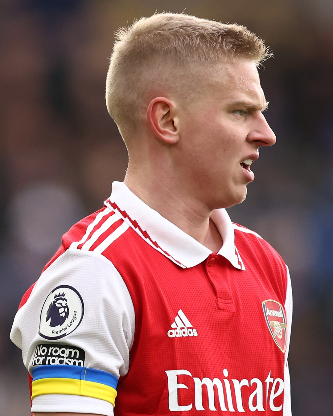 Arsenal's Ukrainian football player Zinchenko went to the Premier League match with the captain's armband