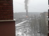 Донецк, Петровский мост, 9 февраля