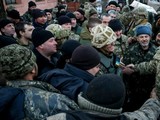 Порошенко в Артемівську з бійцями з-під Дебальцевого, 18 лютого