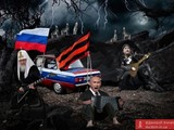 Фотожабы на российских байкеров