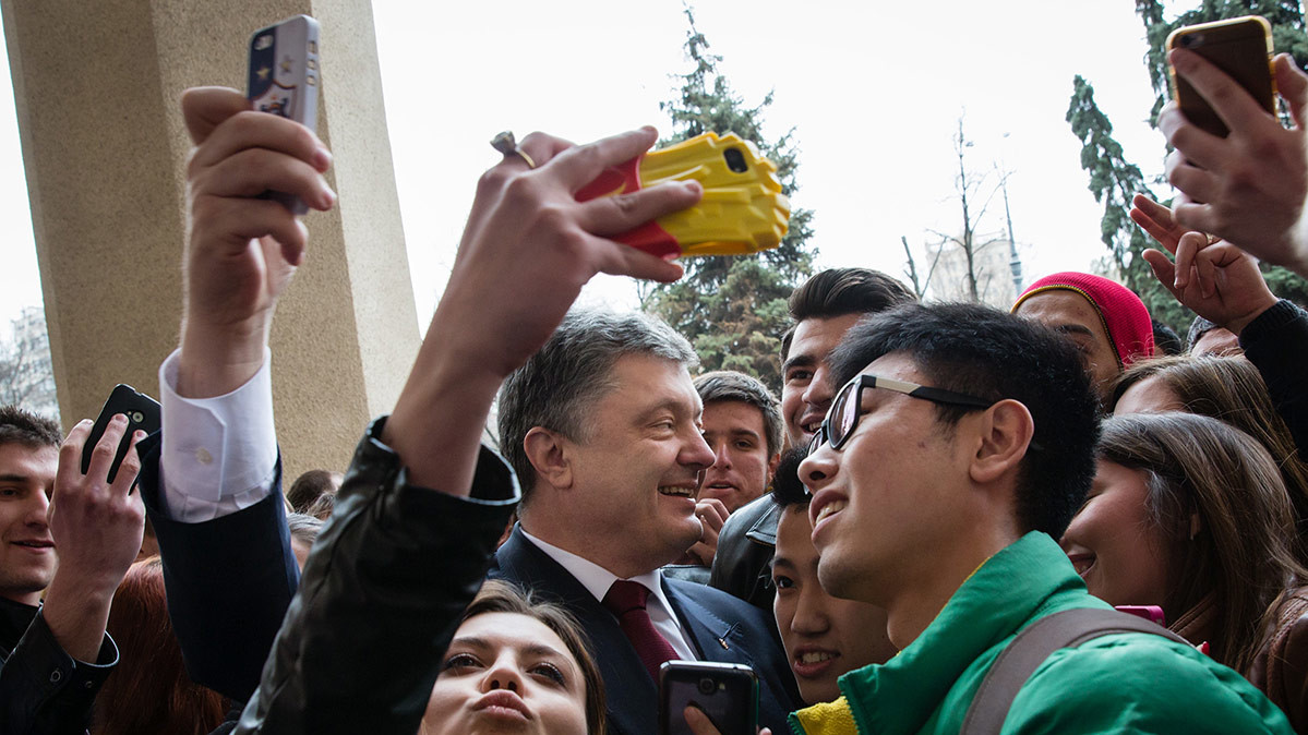 Встреча Порошенко со студентами в Харькове