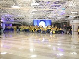 Встреча паралимпийской сборной в аэропорту