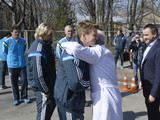 Игроки сборной Украины посетили раненых бойцов