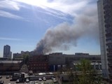 В Москве недалеко от ВДНХ горят склады