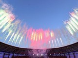 Украинцы на церемонии закрытия Европейских игр