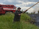 Гасіння пожежі в "Чорнобильської пущі"