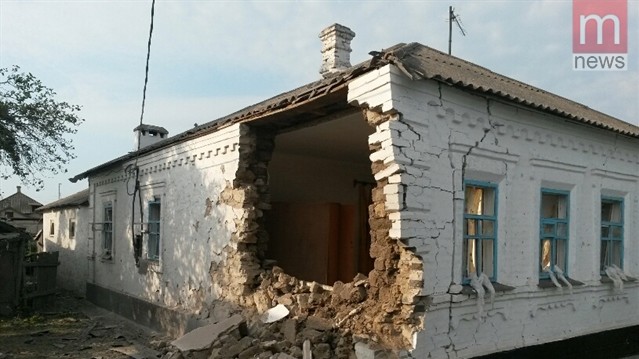 Поселок Сартана получил множество разрушений
