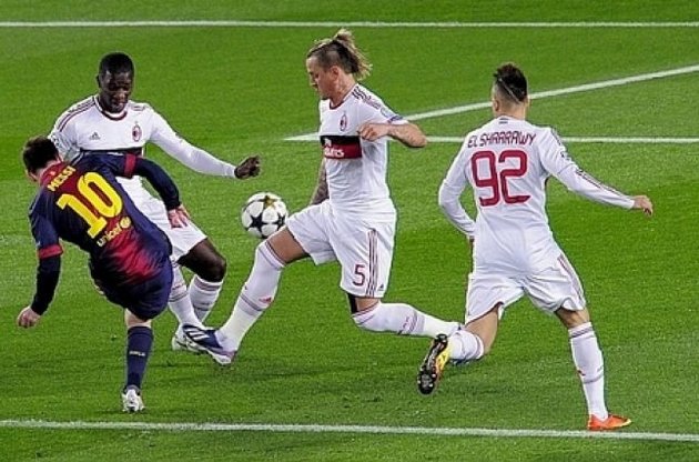 Лео Месси оставил не у дел весь &quot;Милан&quot;