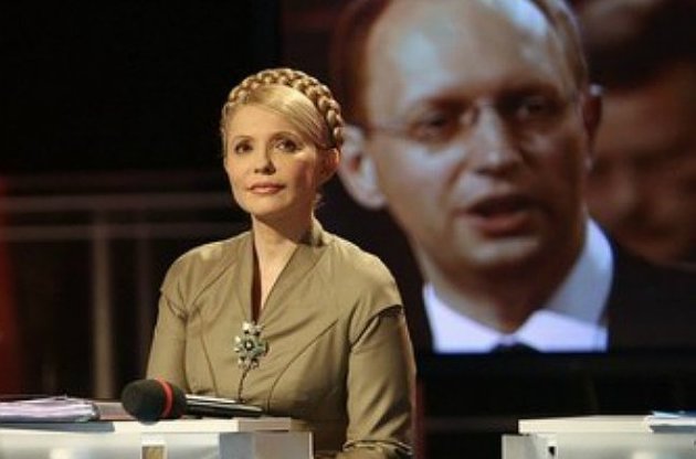 Центральные телеканалы не захотели, чтобы Тимошенко и Яценюк поздравляли украинцев с Пасхой