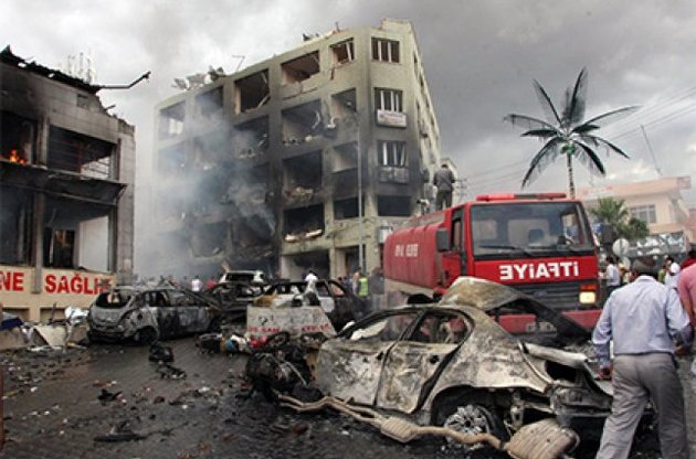 Последствия взрывов в городе Рейханла 11 марта 2013 года