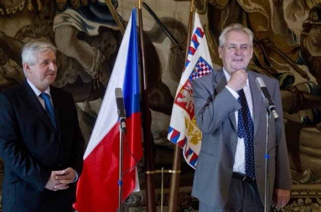 Иржи Руснок (слева) и Милош Земан (справа)