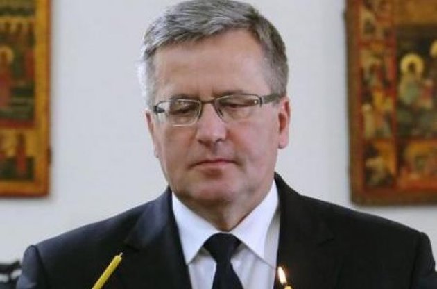 У польського президента в Луцьку кинули яйцем