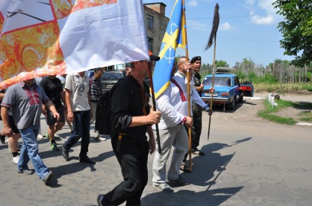 Участники шествия из Врадиевки проведут в Киеве митинг у стен МВД