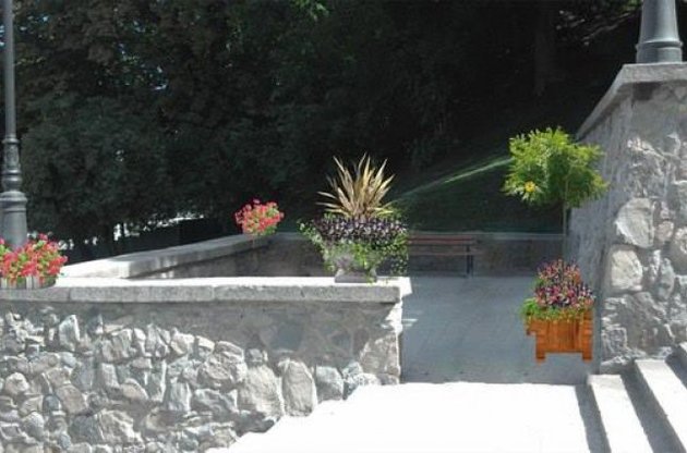 Хризантеми висадили з допомогою фотошопу.