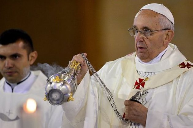 Папа римский Франциск посетил фавелу в Рио-де-Жанейро