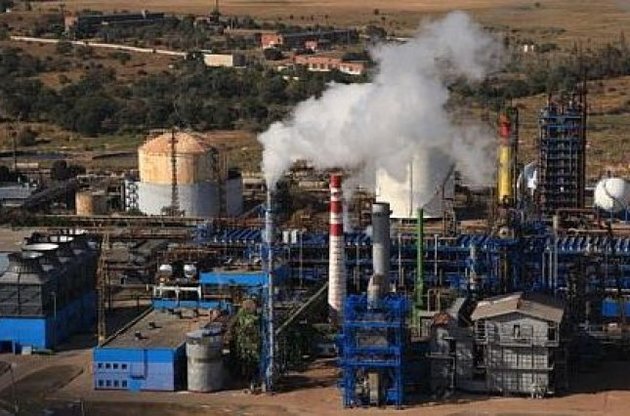 Авария произошла на аммиачном заводе в Горловке