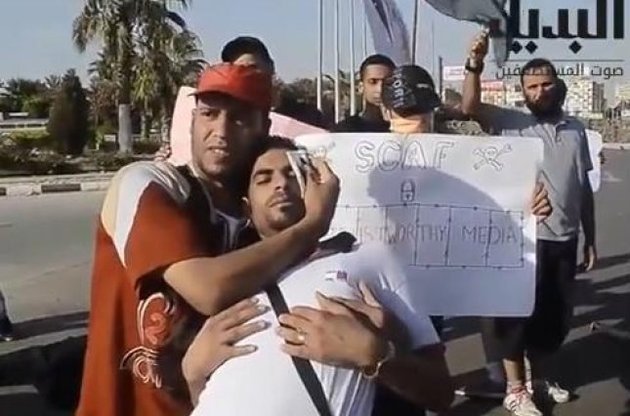 В Египте запечатлели постановочную фотосессию "митинга" и "пострадавших"