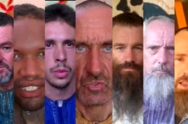 "Аль-Каида" распространила видео с семью западными заложниками