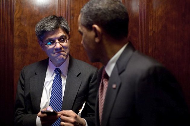 Джейкоб Лью и Барак Обама