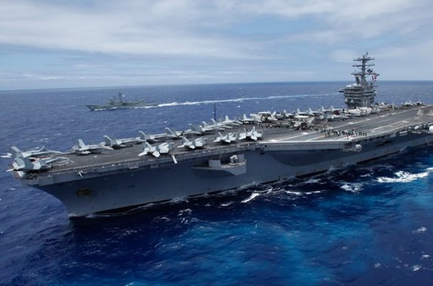 Группа боевых кораблей во главе с авианосцем &quot;Нимиц&quot; вернется на тихоокеанскую базу в Бремертоне