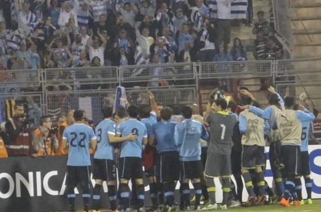 Уругвайцы фактически обеспечили себе поездку в Бразилию