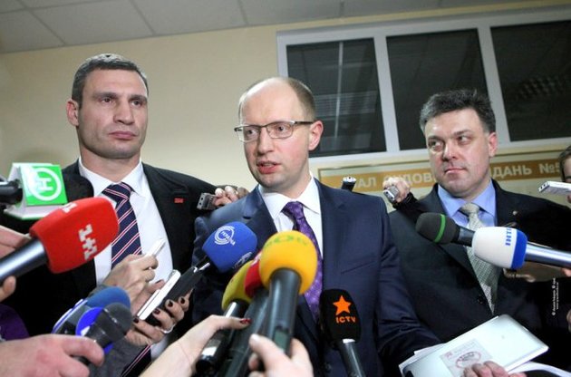 Кличко посоветовал Яценюку и Тягнибоку отказаться от участия в президентских выборах