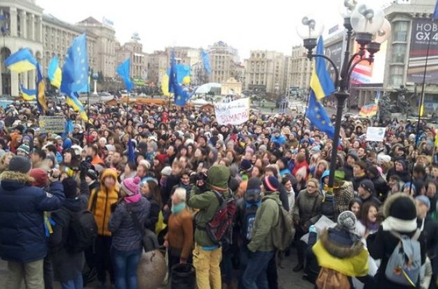 На Євромайдані зібралася рада для вироблення подальшої стратегії