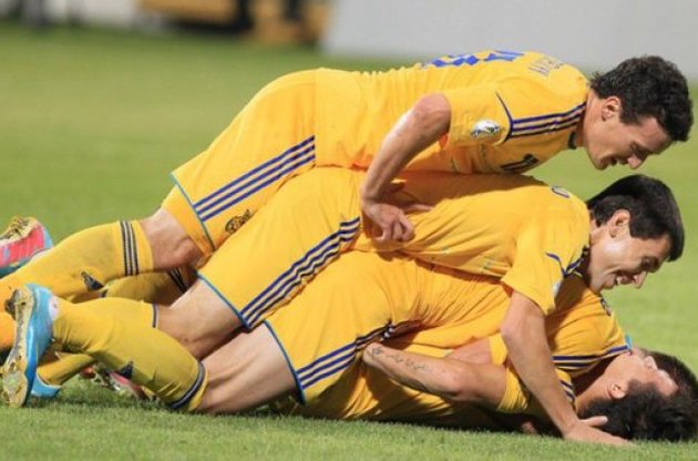 Сборная Украины стала лучшей командой Европы в 2013 году