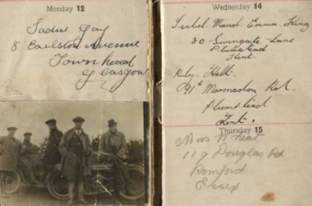 В сети открыт архив военных дневников Первой мировой войны