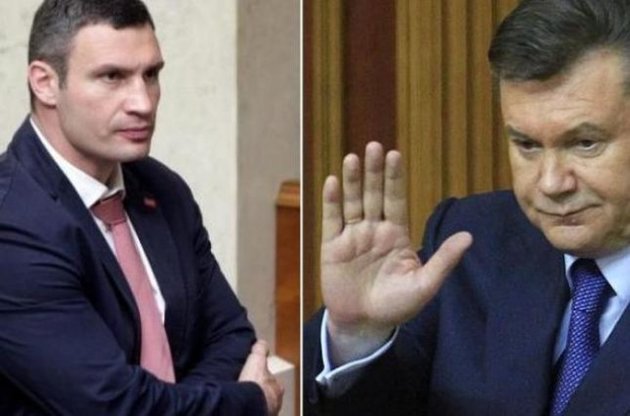 Кличко готов на теледебаты с Януковичем только после его отставки