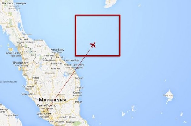 Исчезнувший самолет Malaysia Airlines будут искать в Индийском океане