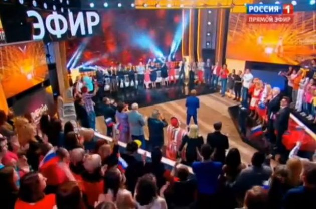 Новость о выходе РФ в финал Евровидения вызвала на российском телевидении массовую истерию