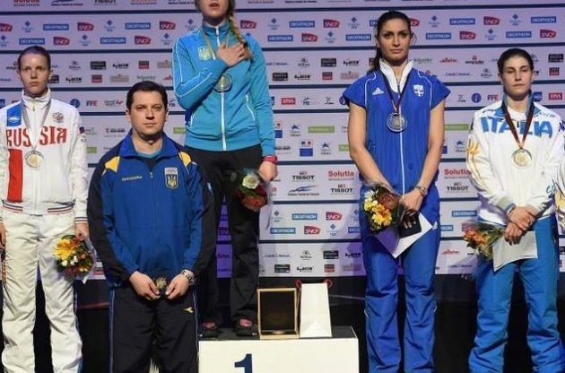 Украинка Ольга Харлан в четвертый раз подряд выиграла ЧЕ по фехтованию